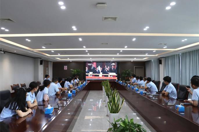 公司組織收看紀念中國人民抗日戰(zhàn)爭暨世界反法西斯戰(zhàn)爭勝利80周...