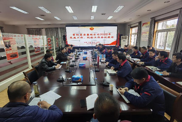 公司召開會議傳達(dá)集團(tuán)公司黨建工作、紀(jì)檢工作會議精神