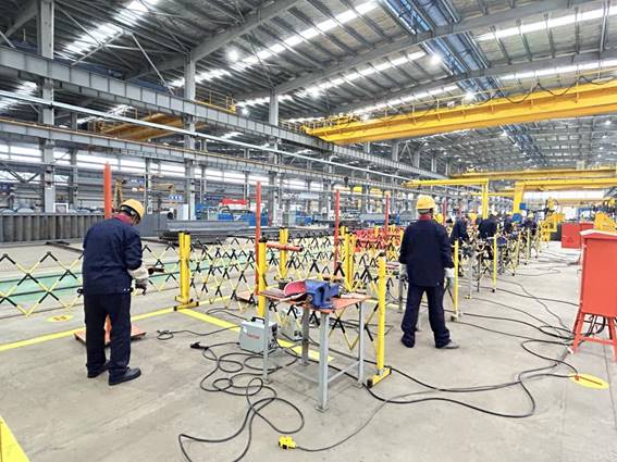 公司舉辦電焊工、電工技術(shù)比武